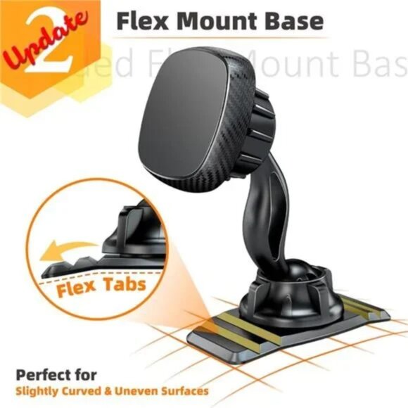 Magnetic Car Phone Mount for Vehicle Dashboard with Strong Magnet - Picture 3 of 7